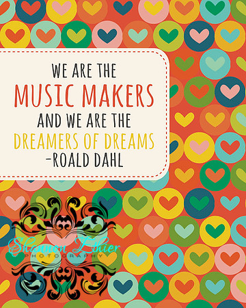 Willy Wonka we are the music makers