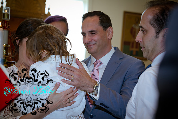 Kalkanis-Ioannou Ceremony At Church w-The Boys Baptism-0147