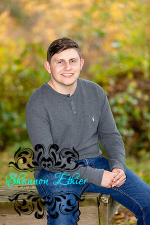 Evan Servais Senior Portrait 2022 -October 25, 2021 - Shannon Ethier Photography